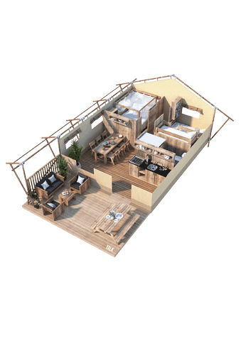 3D Floorplan Sunshine 38 Sunshine 38
